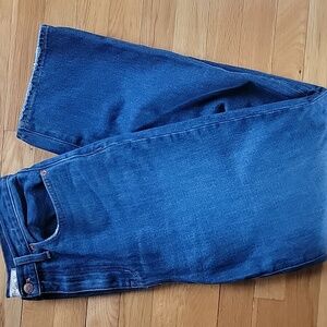 Madewell Baggy Straight Jeans in Dark Worn Indigo